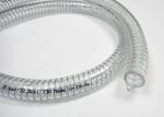 8mm Thick PVC Flexible Hose / Transparent Steel Wire Reinforced Pipe / Tubing