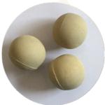 10-100mm Light Yellow High Strength Alumina Refractory Ball for Hot Blast Stove
