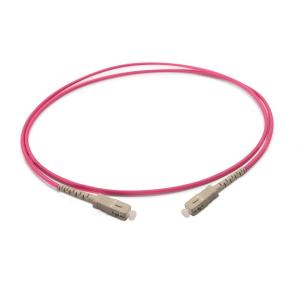 China SC UPC To SC UPC OM4 Fiber Optic Patch Cable 1m / 5m Length factory