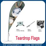 Custom Advertising Flying Teardrop Flags Banners