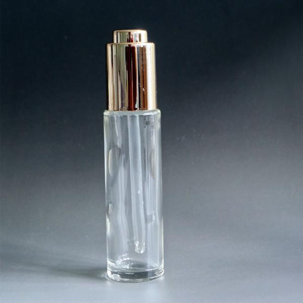ES-C430 30ml glass cosmetic/serum/skin essence/essential oil push button dropper