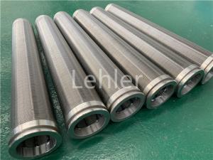 China Pneumatic 75 Micron Wedge Mesh Element Long Slit Type factory