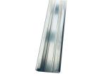 30mm Slot Width Greenhouse Wire Lock Channel Hot Dip Galvanized Steel Material