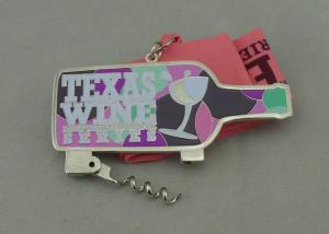 China Half Marathon Enamel Medal Zinc Alloy Die Casting Texas Wine factory