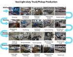 Auto Assembling Double Cabin Small Pickup Trucks Petrol Powered 4*4 Drive Euro V
