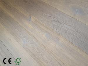 China Oak Engineered Flooring,Smoked Brushed,chemical treated factory