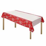 PEVA Festival Disposable Plastic Tablecloths Gravure Printing