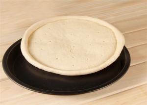 China 6 Inch Black 152x144x25mm Round Pizza Baking Tray 152x144x41mm factory