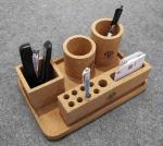 Height 10cm Eco Cork Pen Holder Lightweight Desk Organizer Cylindrical