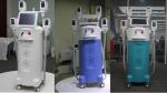Hot in Europe Blue and White 4 handles Cryolipolysis Slimming Machine for Clinic
