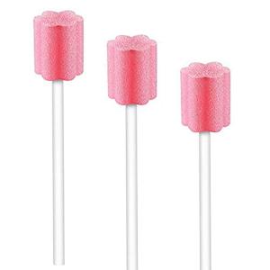 China S&amp;J Disposable Foam Swabs Medical Multi-color Surgical Sturdy Plastic Handle Disposable Swab factory