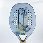 Pala Paddle Tennis Racquets Fiberglass PU Raqueta De Padel