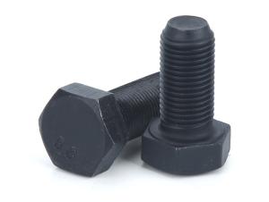 China Black Zinc Plated Class 8.8 Steel Hex Head Screws Grade 8.8 Steel Hex Bolts factory