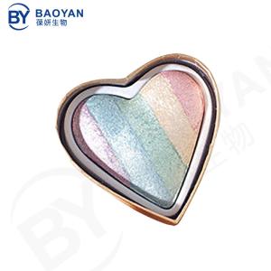 China Rainbow Gradient Color Pearl Shimmer Eyeshadow Makeup Heart Shaped factory