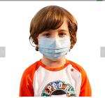 fabric 100% Sterile 148mm Kids Medical Face Mask