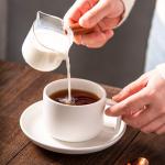 Europe Design Style Ceramic Afternoon Tea Cappuccino Cup And Saucer Set For