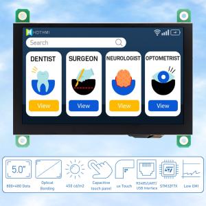 5.0" Smart TFT Module | 800x480 STM32F767 Capacitive touch display