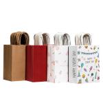 Recycled Retail Food Kraft Paper Snack Bags Packaging OEM