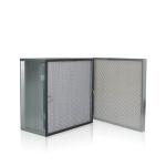 Box Type Air Filter Cartridge For Industry Fiberglass Media Material Lightweight
