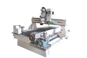 China Cabinet Wood CNC Router Machine Carving Rotary CNC Turning Machine factory
