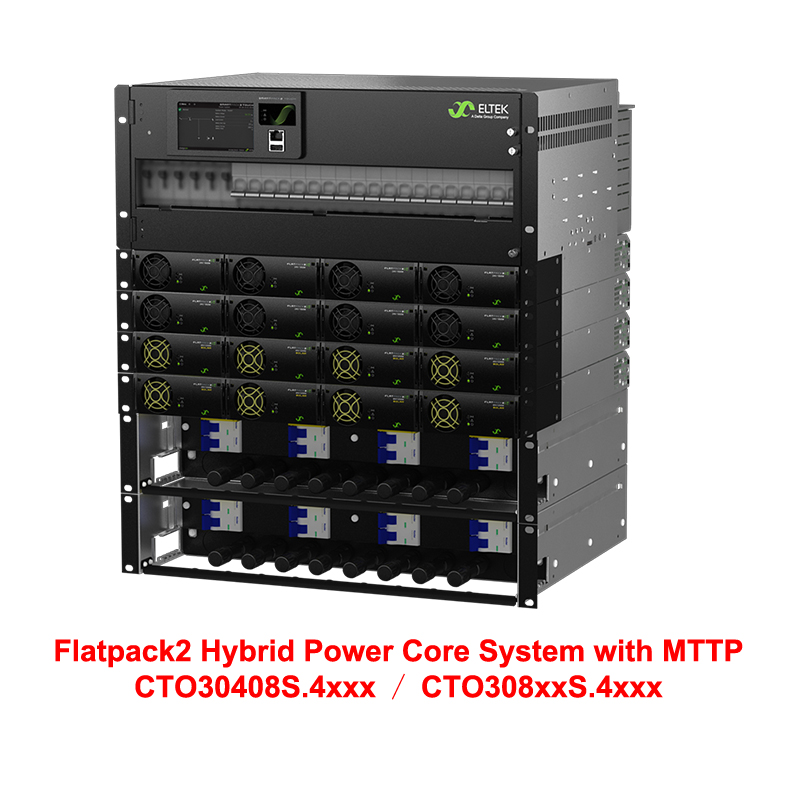 300A-500A 4U Distribution Eltek Flatpack2 Hybrid Power Core Eltek DC Power Supply System CTO30408S.4xxx CTO308xxS.4xxx