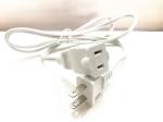 Hot sale 2pin white 10A extension power cable 0.5m-10m copper power extension