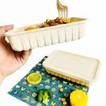 Eco friendly Biodegradable Beige Color Corn Starch Disposable Takeaway Fast Food