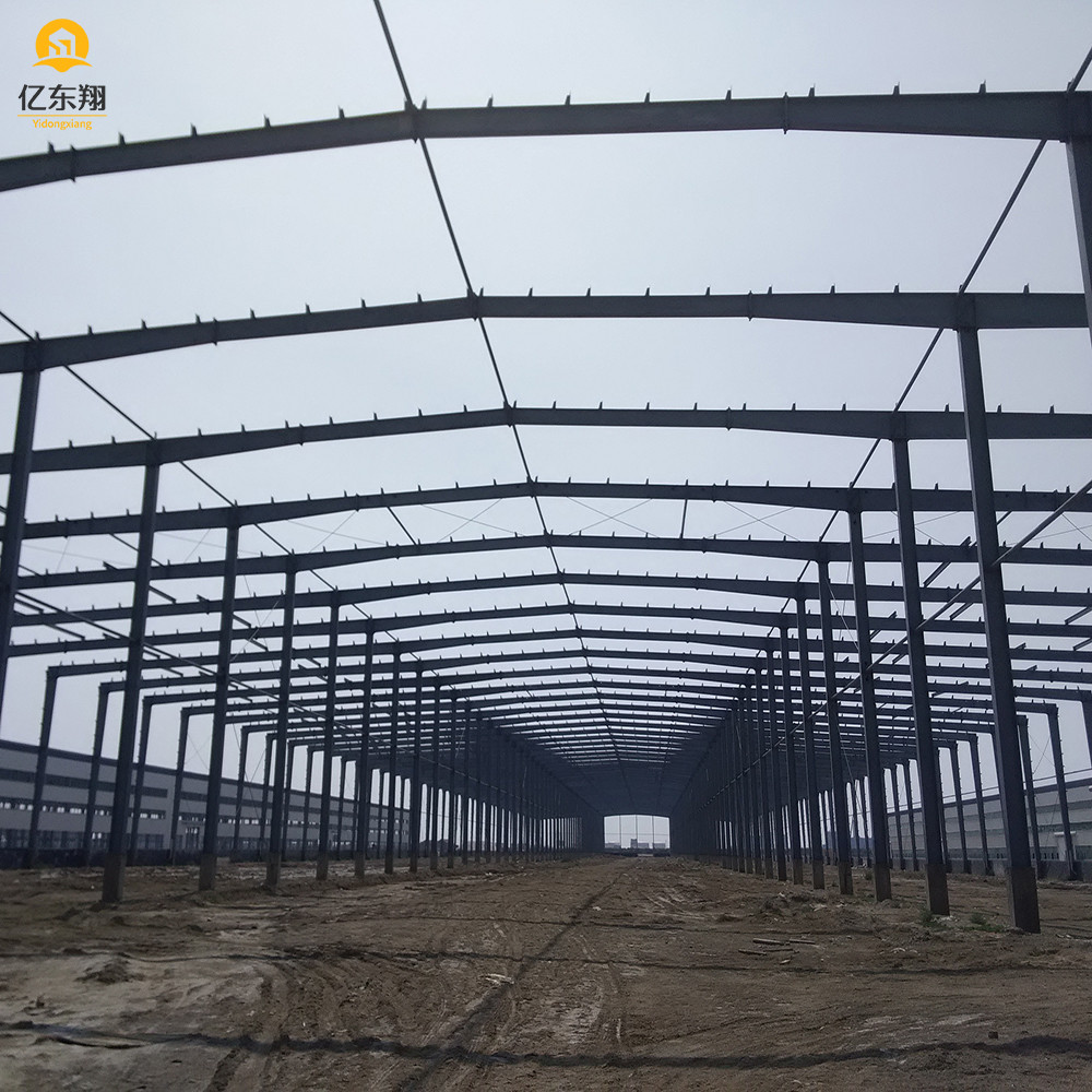 China Prefabricated Aircraft Hangar Steel Building with Large Span Design factory