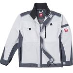 35% Cotton Zip Up Work Jacket , 250gsm Outdoor Work Jacket Mens