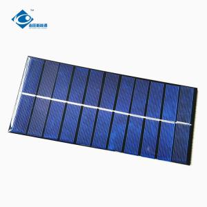 China ZW-18081 Customized Mini Solar Panels 2W High Conversion Solar Cell Phone Charger 5.5V on sale