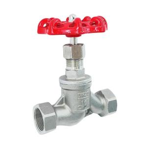 China Ordinary Temperature CF8m Stainless Steel Stop Valve S-Type Globe Valve with Thread factory