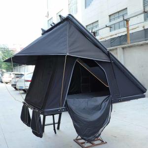 China Clamshell Black Auto Roof Top Tent Suv Rooftop Camper With 320G Oxford Cloth factory