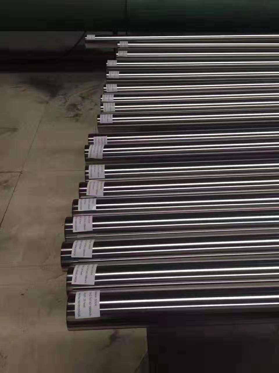 304 Seamless Stainless Steel Pipe 316L/304 Stainless Steel Sanitary Pipes Mirror Polished For Milk Transport