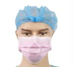 Blue Disposable Non Woven Cap , Bouffant Hair Nets For Food Processing