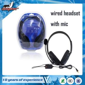 China For PS4 wired headset with mic factory