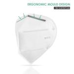 Folding 4 Ply N95 Face Mask Respirator PM2.5 Dust Protect ISO13485