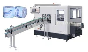China HMI Control Tissue Paper Cutting And Packing Machine Dia 500mm factory