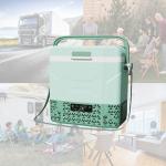 Shoulder Belt Mini Freezer DC 12v Portable Car Fridges Cooler Compressor Camping