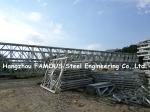 Steel Prefabricated Truss Bridge Concrete Deck Single Storey Double Lanes