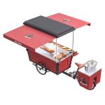 Hot Dog Street Vending BBQ Electric Tricycle Food Cart