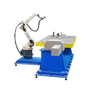 China Industrial Robotic Arm Weld Machine 6 Axis Automatic Aluminium Fuel Tank Mig Welding Robots factory