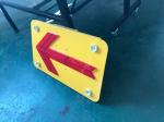 Aluminum Dynamic Indicator Reflective Traffic Signs Waterproof