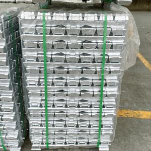 China A00 Aluminium Ingot 6063 Alloy Adc12 Metal Furnace A7 99.7% Silvery White factory