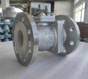 China ANSI Class 150 Investment Casting Fire Safe Anti Static Wcb/CF8/CF8m Flange Ball Valve factory