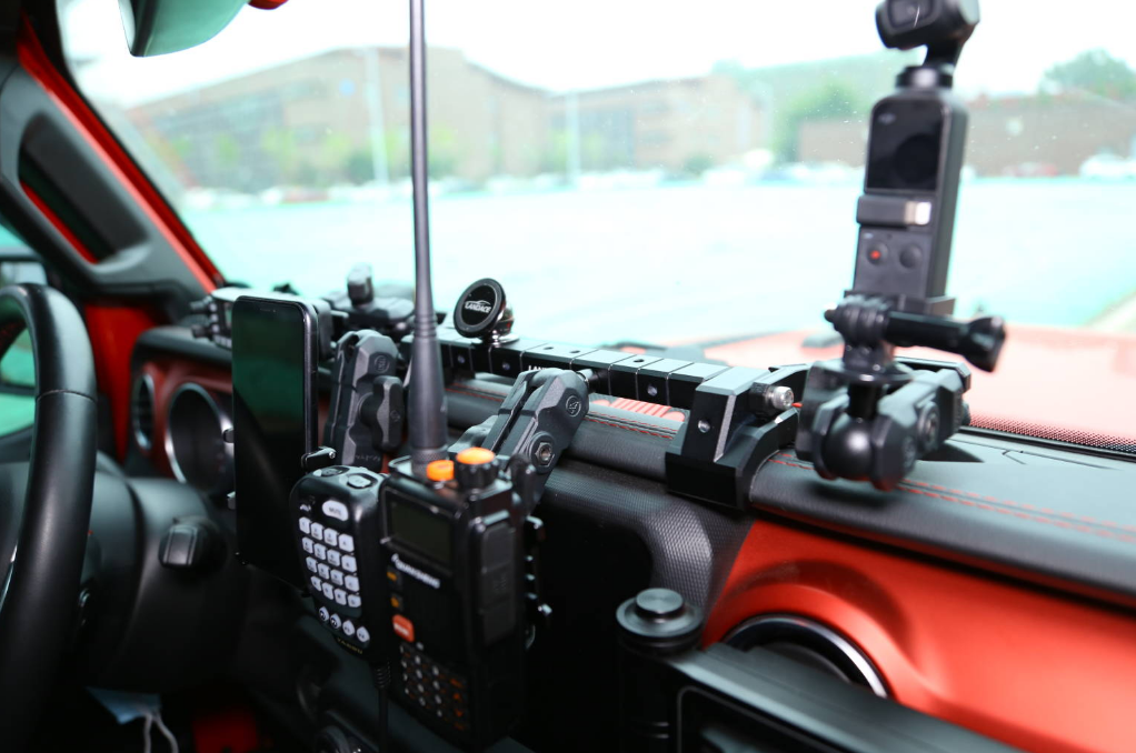 AL6063-T6 Multi Function Telescopic Center Console Bracket for 4x4 Vehicle Accessories