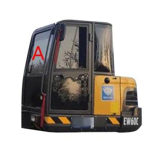 China Tempered EW60C VOLVO Windshield Glass White Front Windscreen Replacement factory