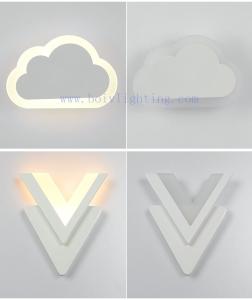 China Cloud V Snowflake Mushroom Wall Lamp LED Light White Color 15W factory