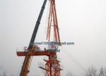 Huge D5078 50M Boom Jib Luffing Crane Tower 25tons Load 6meters Mast