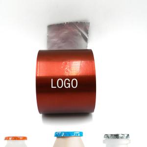 China Custom Yogurt Packing Aluminum Foil Bottle Cap 80 To 100 Micron factory