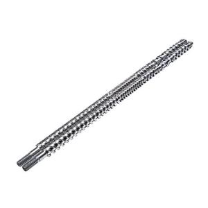 China Extruder Screw Barrel MD 90-25 Parallel Twin Screw and Barrel for Extrusion Machine factory